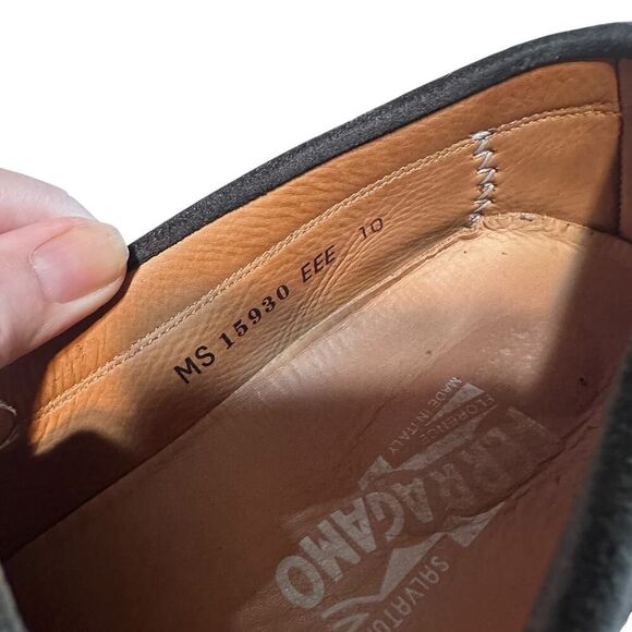 Salvatore Ferragamo Parigi Driver Loafers Luxury Brand Made In Italy - Picture 3 of 7